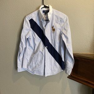 Youth Ralph Lauren button up shirt